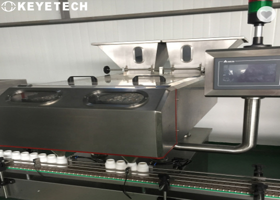 SS304 Machine d'inspection par caméra de fermeture de bouchon de structure avec système CVS AI