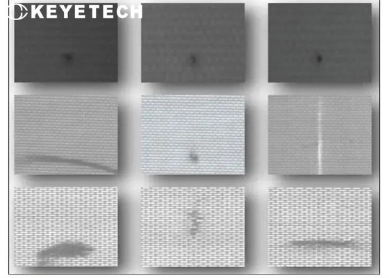Machine automatique d'inspection de textile de vision intelligente de HMI avec de grande précision