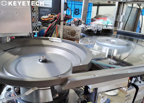 Machine d'inspection de capuchon en caoutchouc plastique sans travail avec système de vision par IA