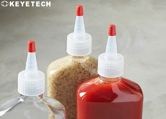 Système d'inspection de la vision KEYE pour les fermetures de bouchons de bouteilles d'assaisonnement au ketchup
