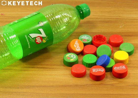 Système d'inspection des bouchons de bouteilles de boissons avec caméra industrielle à pixels élevés