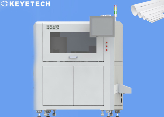 Machine d'inspection de qualité extérieure de système d'identification automatique pour le tuyau de PVC