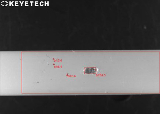 Machine d'inspection de qualité extérieure de système d'identification automatique pour le tuyau de PVC