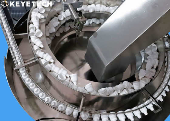 Fermeture du bouchon de bouteille à gouttelette rigide Machine d'inspection visuelle AI en temps réel