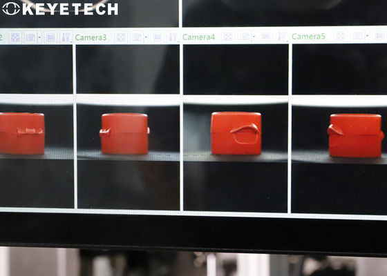 Le système d'inspection en ligne de chapeau d'équipement de détecteur pour vérifier faux accepte