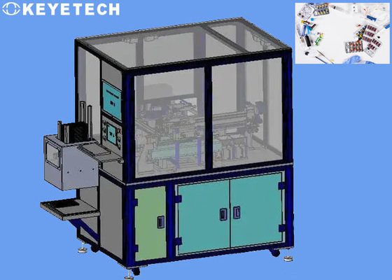 Reconnaissance visuelle d'image de la machine AI d'inspection de qualité de ligne remplissante liquide