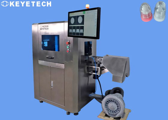 Système d'inspection visuelle du bouchon de bouteille de sport avec support d'écran tactile HD industriel