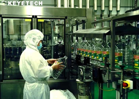 Système d'inspection visuelle de bouteille d'huile avec le module par acquisition de données