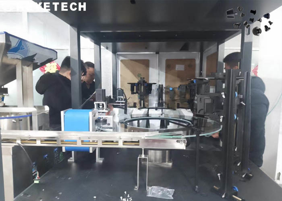 Système d'inspection automatique de CCD d'accessoires en caoutchouc avec le conducteur en verre de plaque tournante