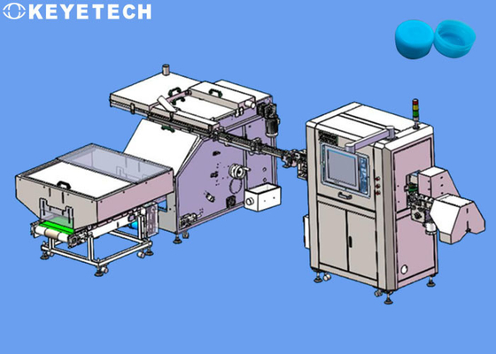 Machine de détection en ligne avec fermeture de capuchon à grande vitesse