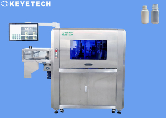 Machine pharmaceutique d'inspection visuelle de bouteille avec le système d'inspection dynamique en ligne