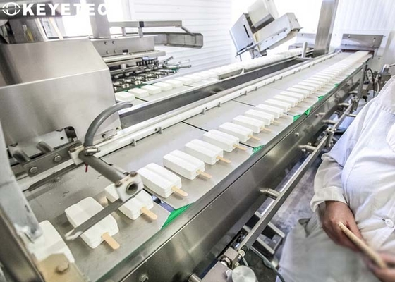 Systèmes de contrôle de qualité de détection d'inspection de vision pour le plateau de crème glacée