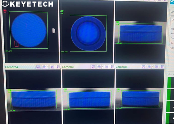 Machine d'inspection de fermeture de 28 mm avec HMI adapté à la norme nationale