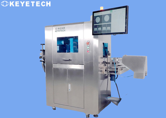 SS304 Machine d'inspection par caméra de fermeture de bouchon de structure avec système CVS AI