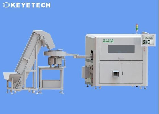 Machine d'inspection optique pour la partie intérieure de la lame d'hélicoptère avec fonction de rejet en ligne