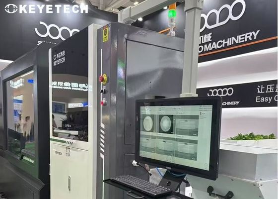 Machine d'inspection visuelle à capuche attachée de haute précision avec statistiques en ligne