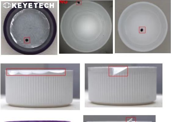 Appui à l'écran tactile HMI Machine d'inspection de la vision par caméra en ligne hors ligne
