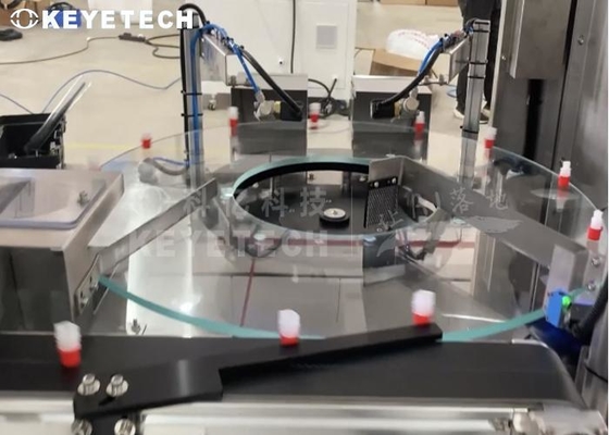 Machine d'inspection visuelle automatique pour les couvercles en papier plastique