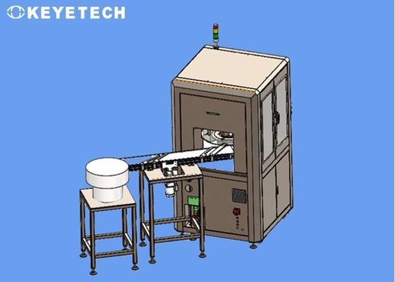 Machine d'inspection de la vision de petit diamètre pour les composants de bouchons en caoutchouc