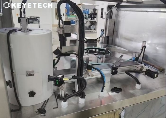 Machine d'inspection de la vision de petit diamètre pour les composants de bouchons en caoutchouc