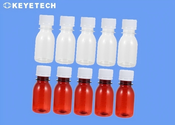 Inspection des défauts à 360 degrés du flacon de réactif en plastique avec système de vision par IA