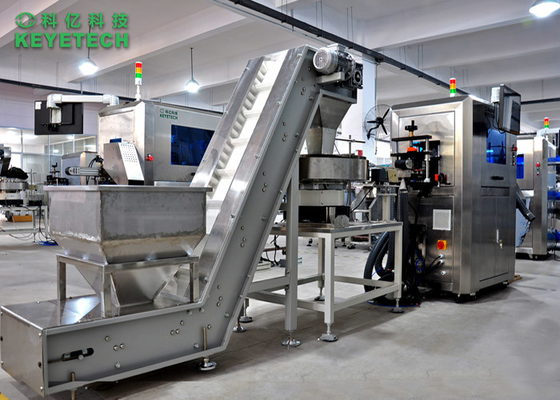 Système d'inspection de la vision optique de la bouteille à poignée de lait 2L en ligne avec la pesée