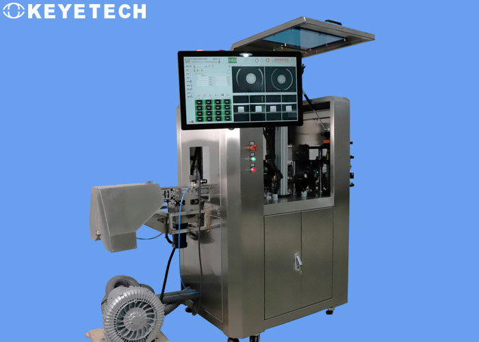 Machine d'inspection visuelle avec fonction de tri en ligne pour les lits en caoutchouc