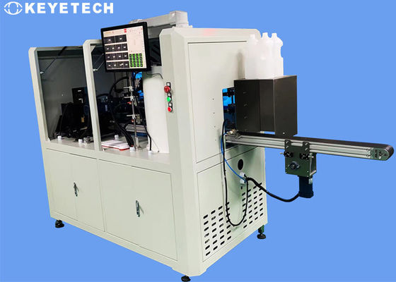 Machine d'inspection visuelle d'impression de surface de bouchon de liqueur en plastique