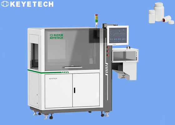Machine d'inspection de la vision des bouteilles en PEHD avec support du dispositif d'alimentation des bouteilles