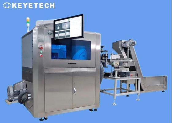 Machine d'inspection visuelle automatique pour les couvercles en papier plastique